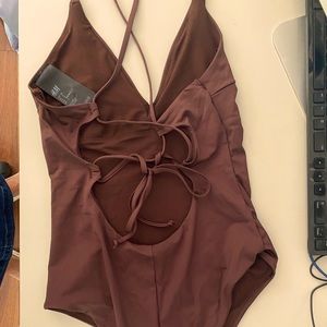 H&M brown bathing suit.  Never used
